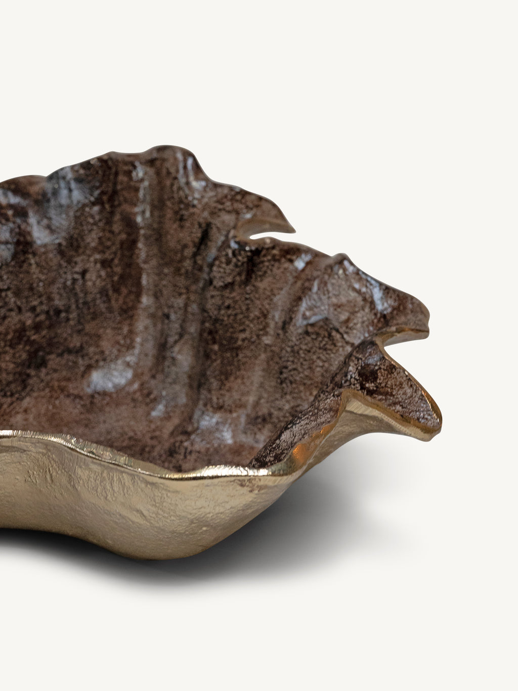 Bowl OREVA 53x32x17cm champagne