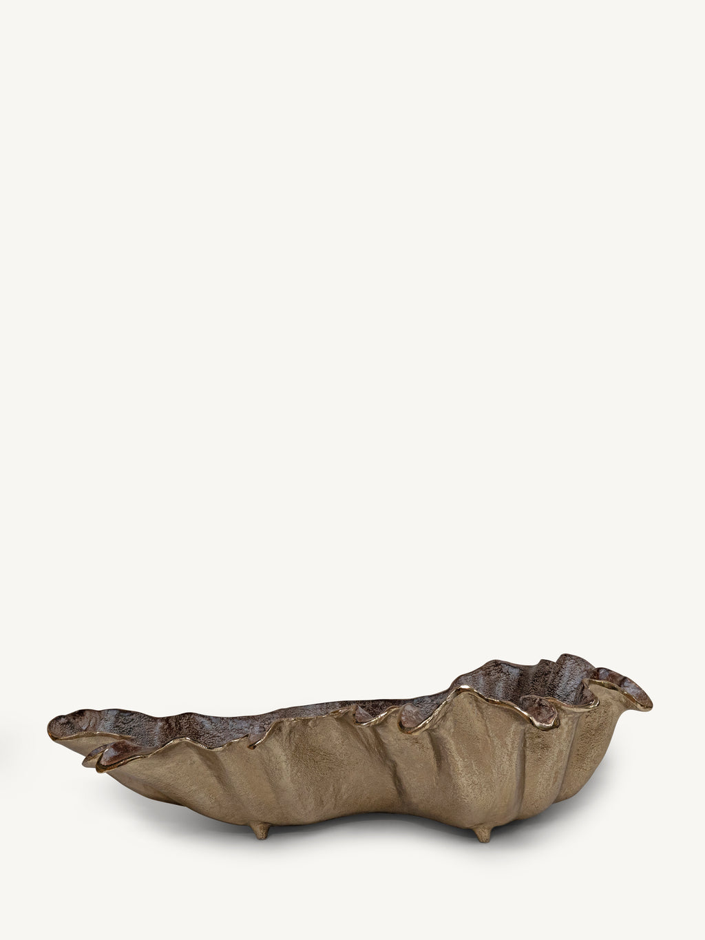 Bowl OREVA 64x36x18cm champagne