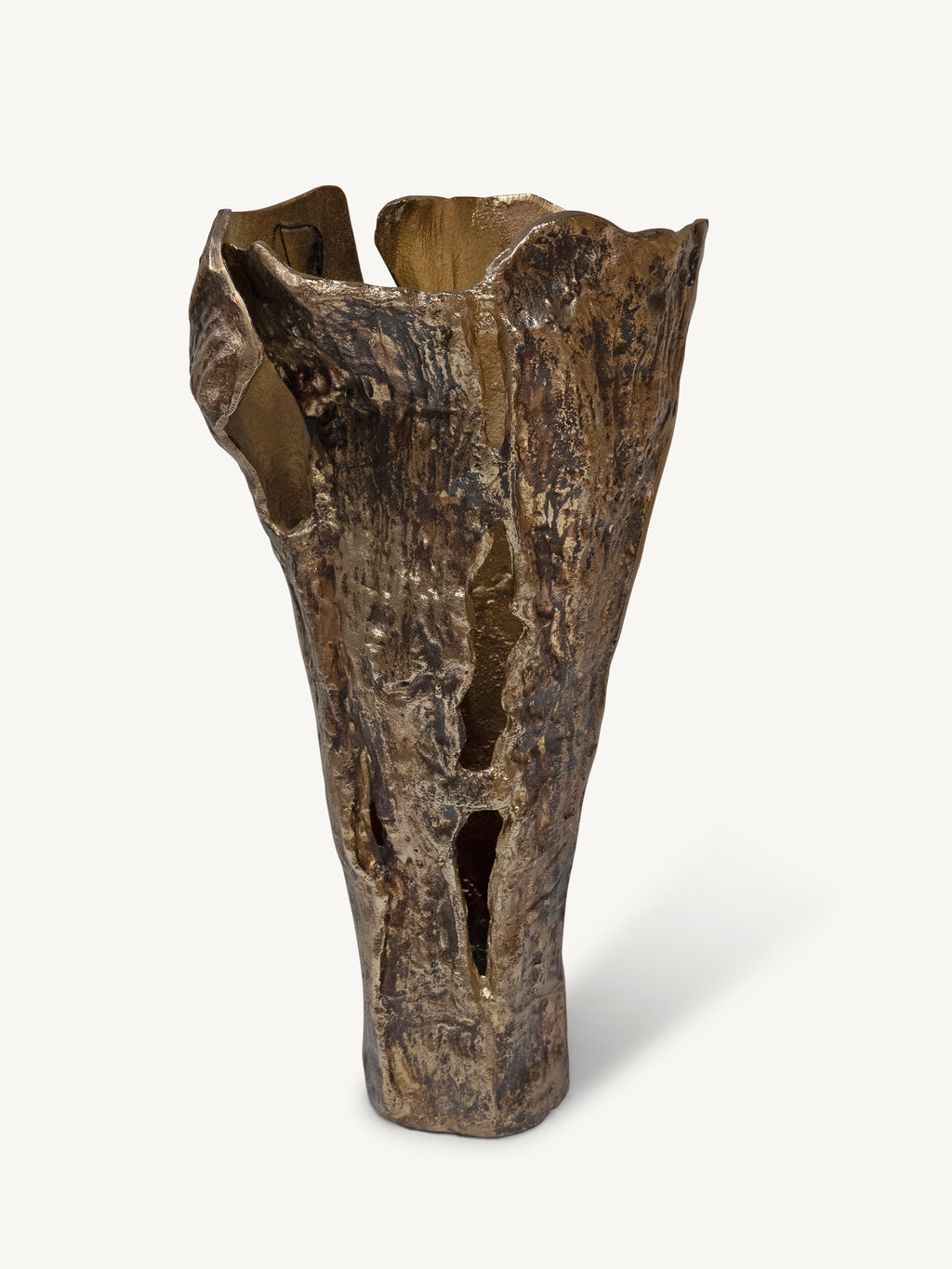 Vase VIVID 25x19x48cm gold