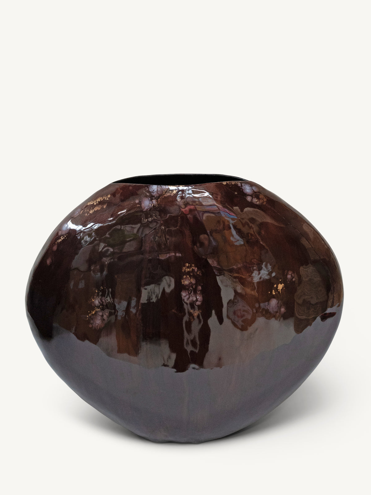 Vase SERA 36x13x31cm burgundy