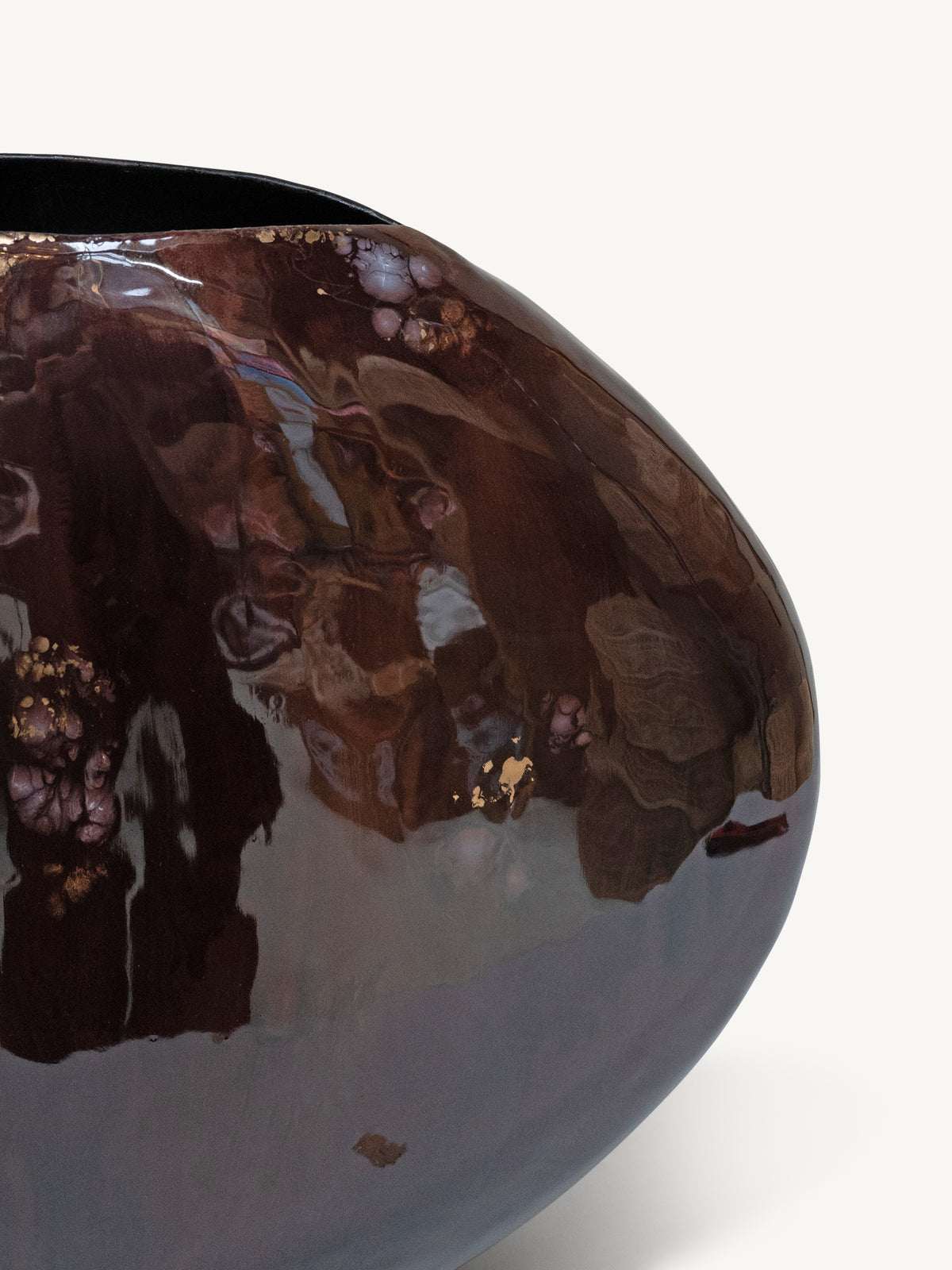 Vase SERA 36x13x31cm burgundy