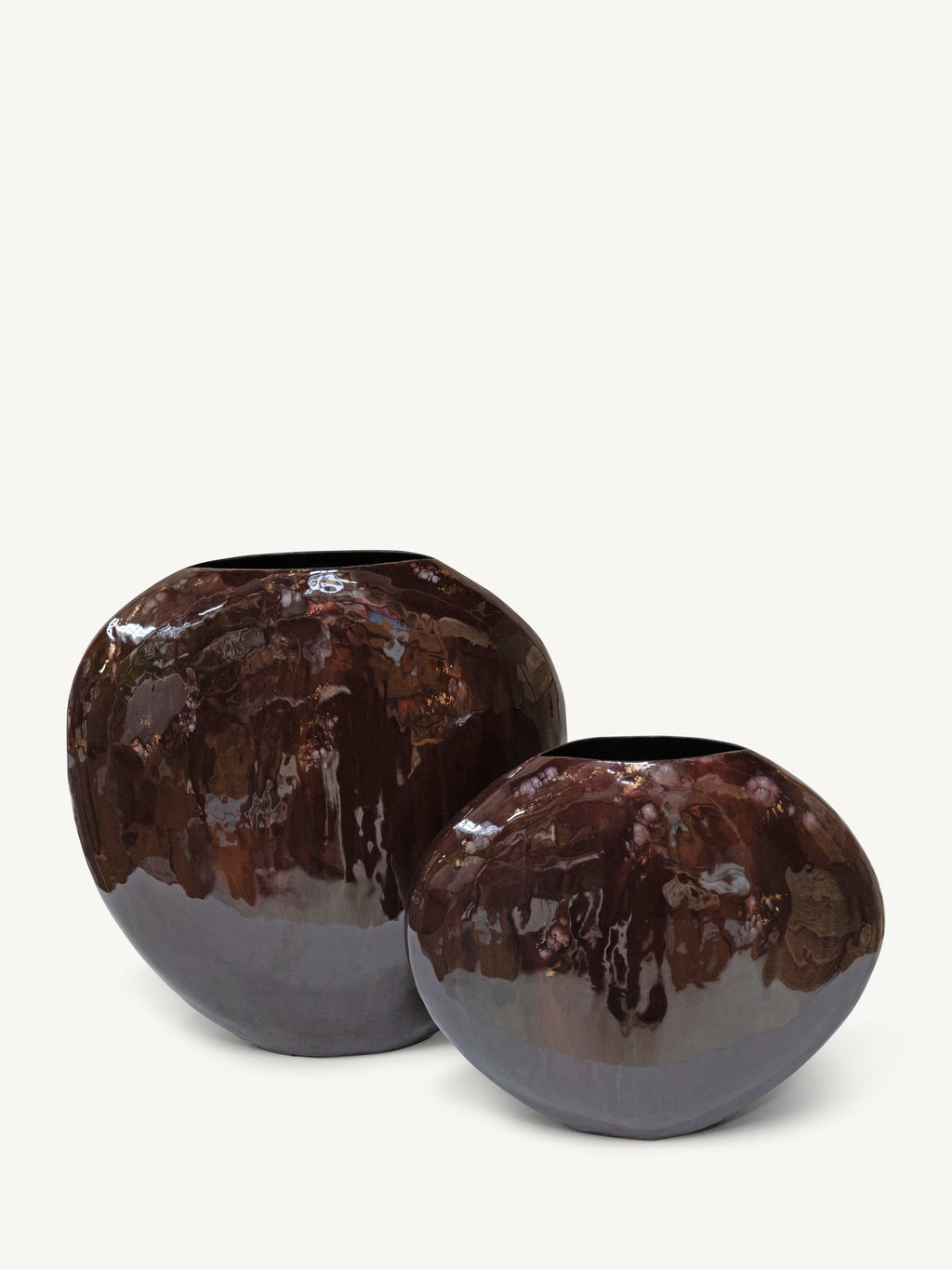 Vase SERA 36x13x31cm burgundy