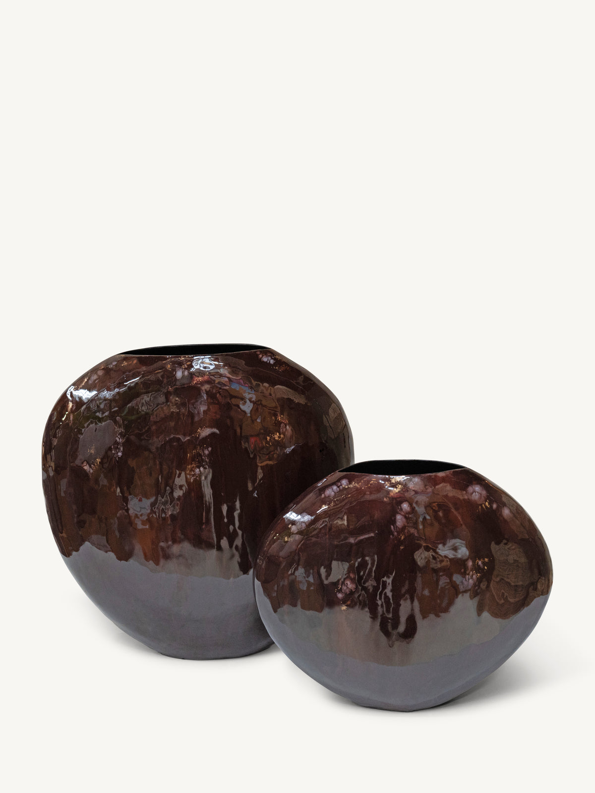Vase SERA 44x17x44cm burgundy