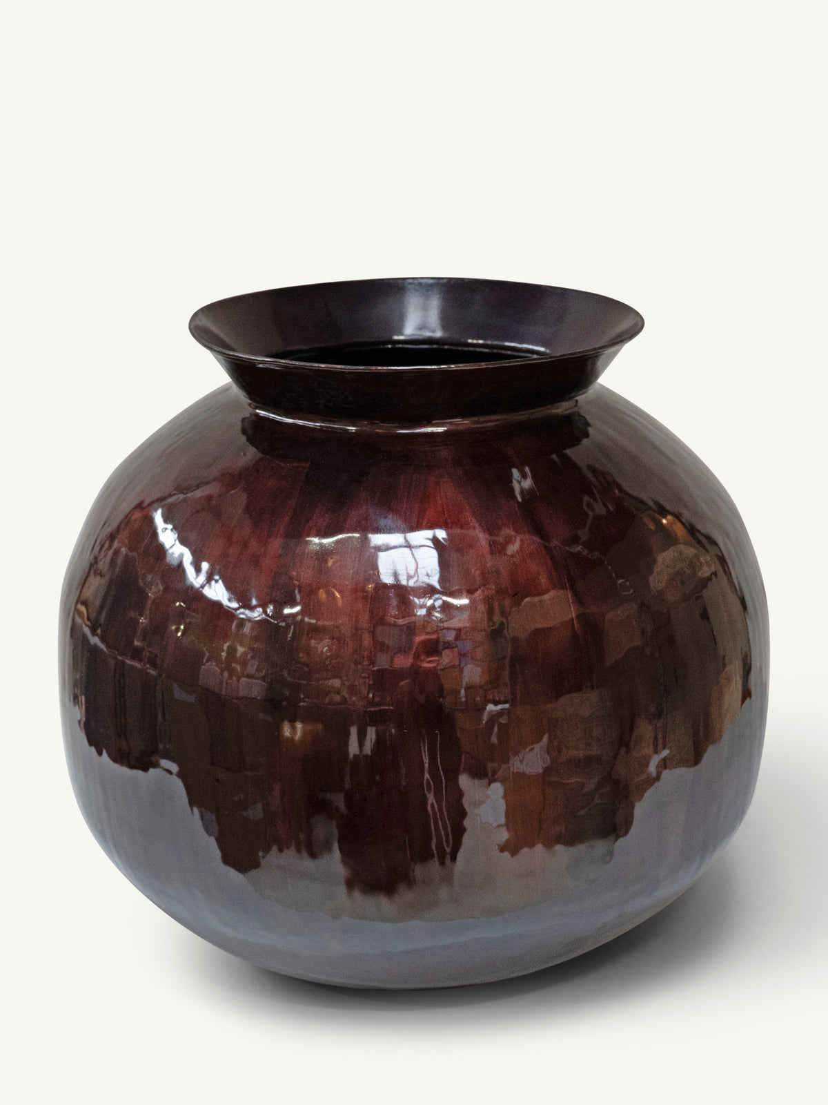 Pot ORSA Ø43x39cm burgundy