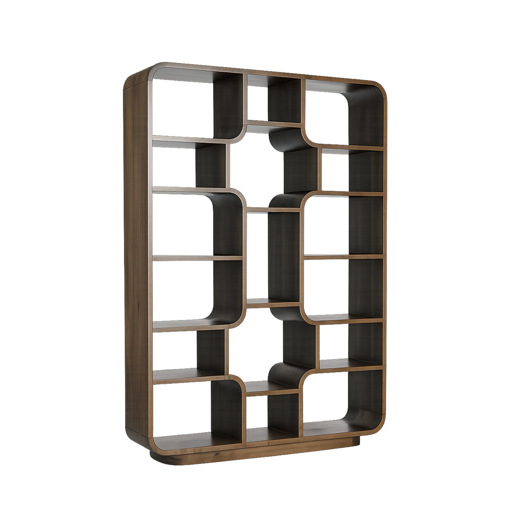 Shelves RANIA mango wood 140x38x200cm brown