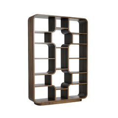 Shelves RANIA mango wood 140x38x200cm brown