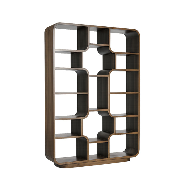 Shelves RANIA mango wood 140x38x200cm brown