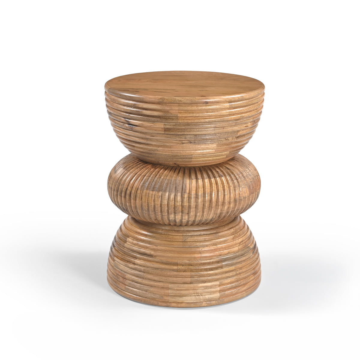Side table SALMA mango wood Ø41x51cm natural