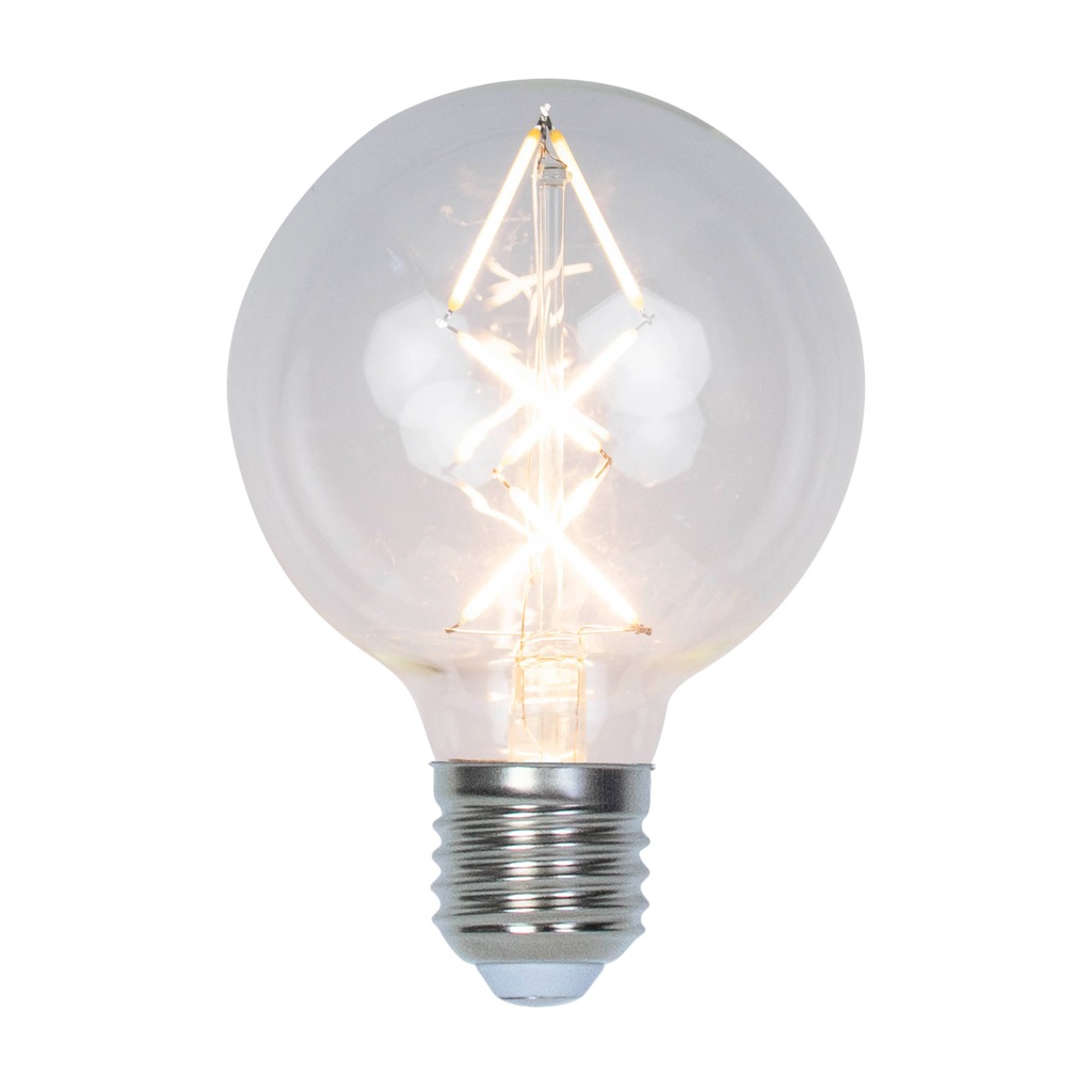 LED G95 E27 4W clear 11x11x12