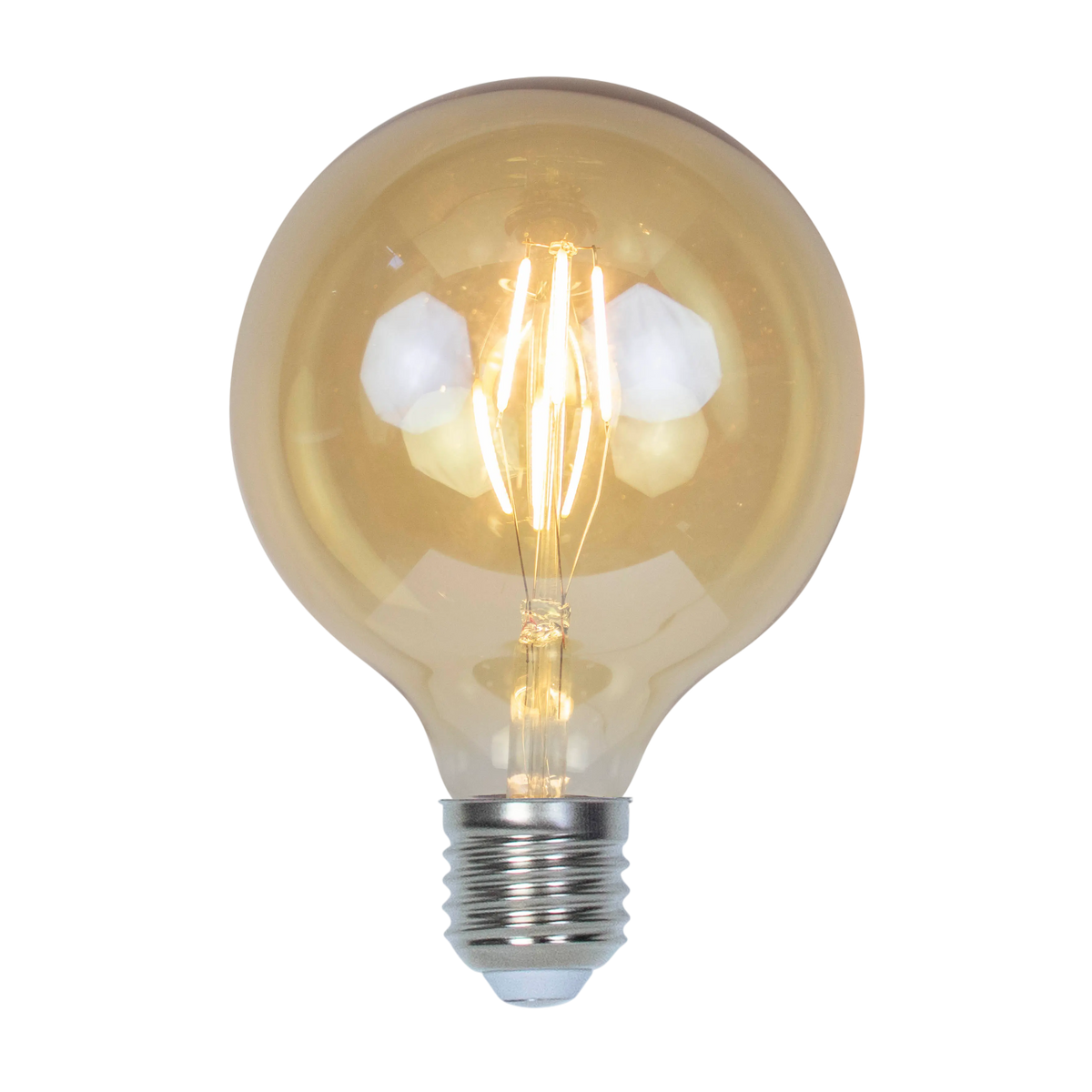 LED G125 E27 4W gold 13x13x16