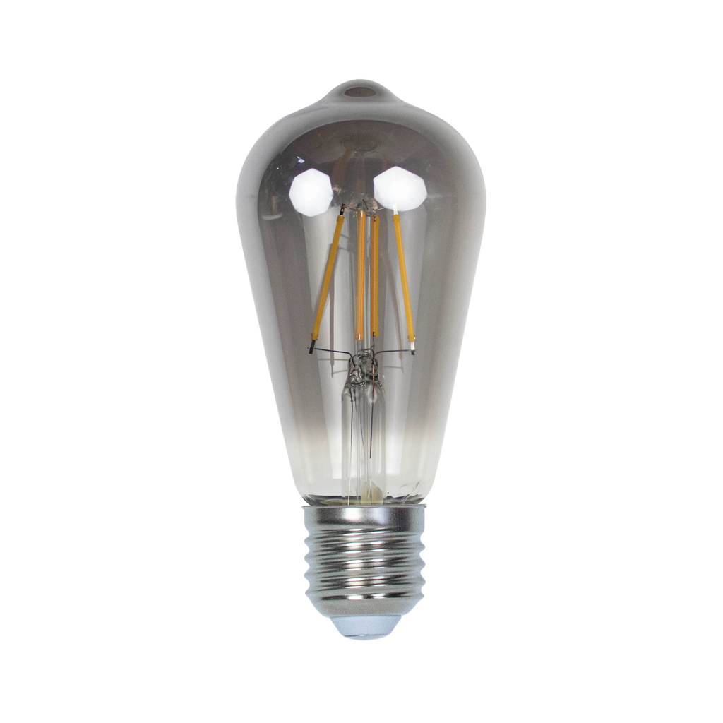 LED ST64 E27 4W smoke dimmable 7x7x15