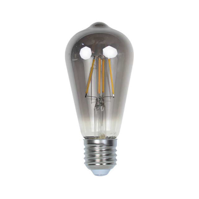 LED ST64 E27 4W smoke dimmable 7x7x15