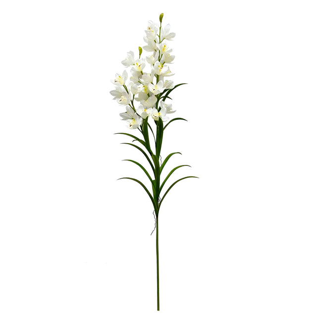 Blume CYMBIDIUM 140cm weiß