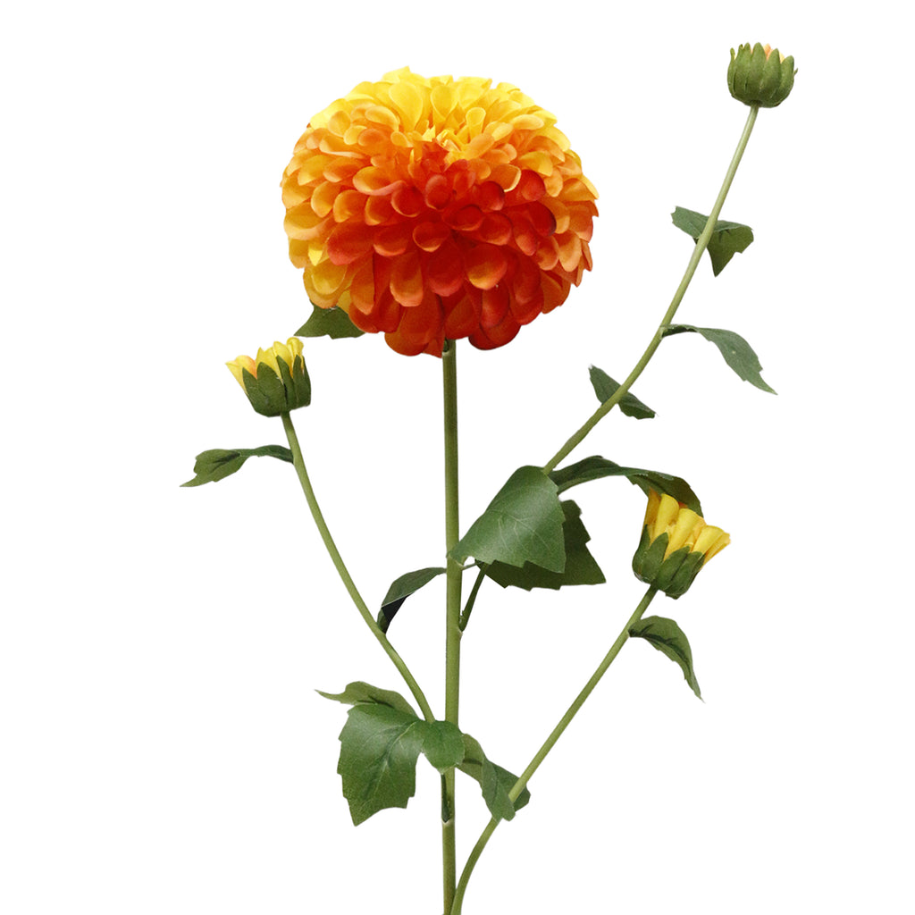 Flower DAHLIA 77cm yellow