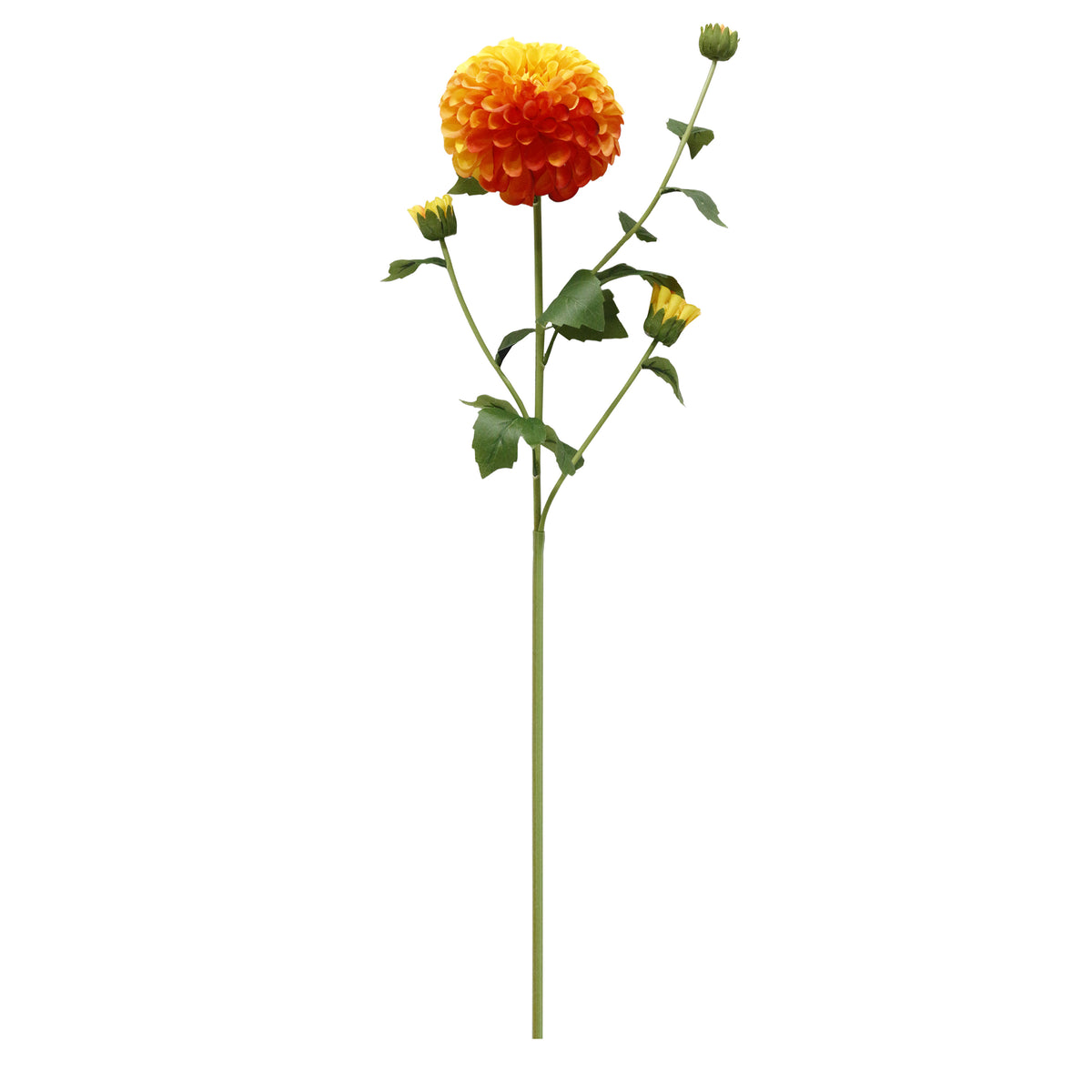 Flower DAHLIA 77cm yellow