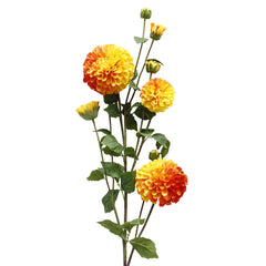Flower DAHLIA 114cm yellow