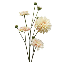 Flower DAHLIA 114cm soft pink