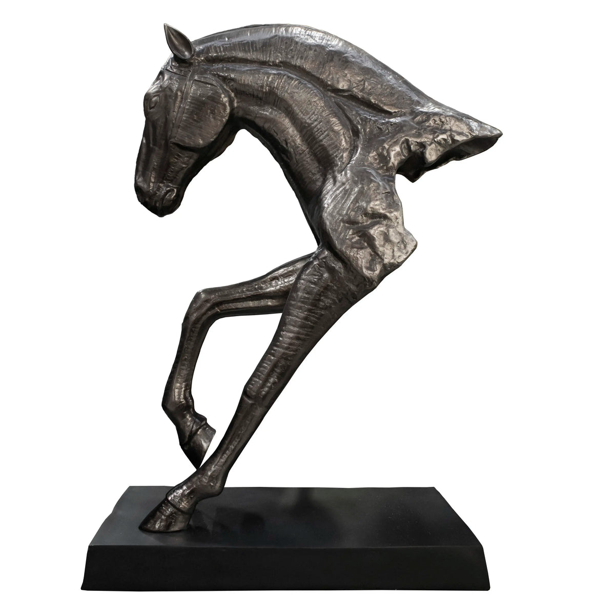 Sculpture horse ALU/GUN 64x30x90