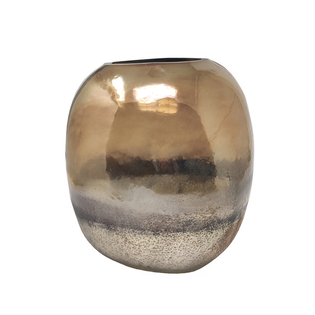 Vase DUNE Ø25x27cm antique smoke