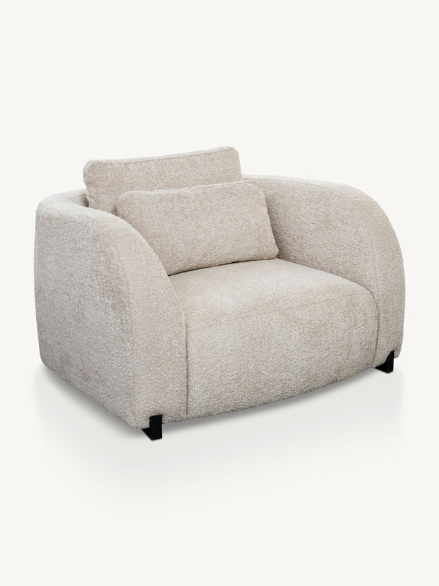 Armchair SEVILLA 1-seat 119x108x80cm beige