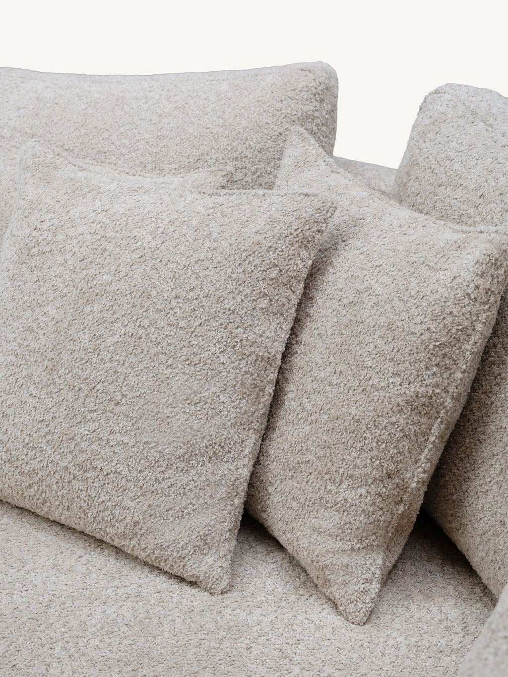 Sofa SEVILLA U-shape lounge right 425x262x80cm beige