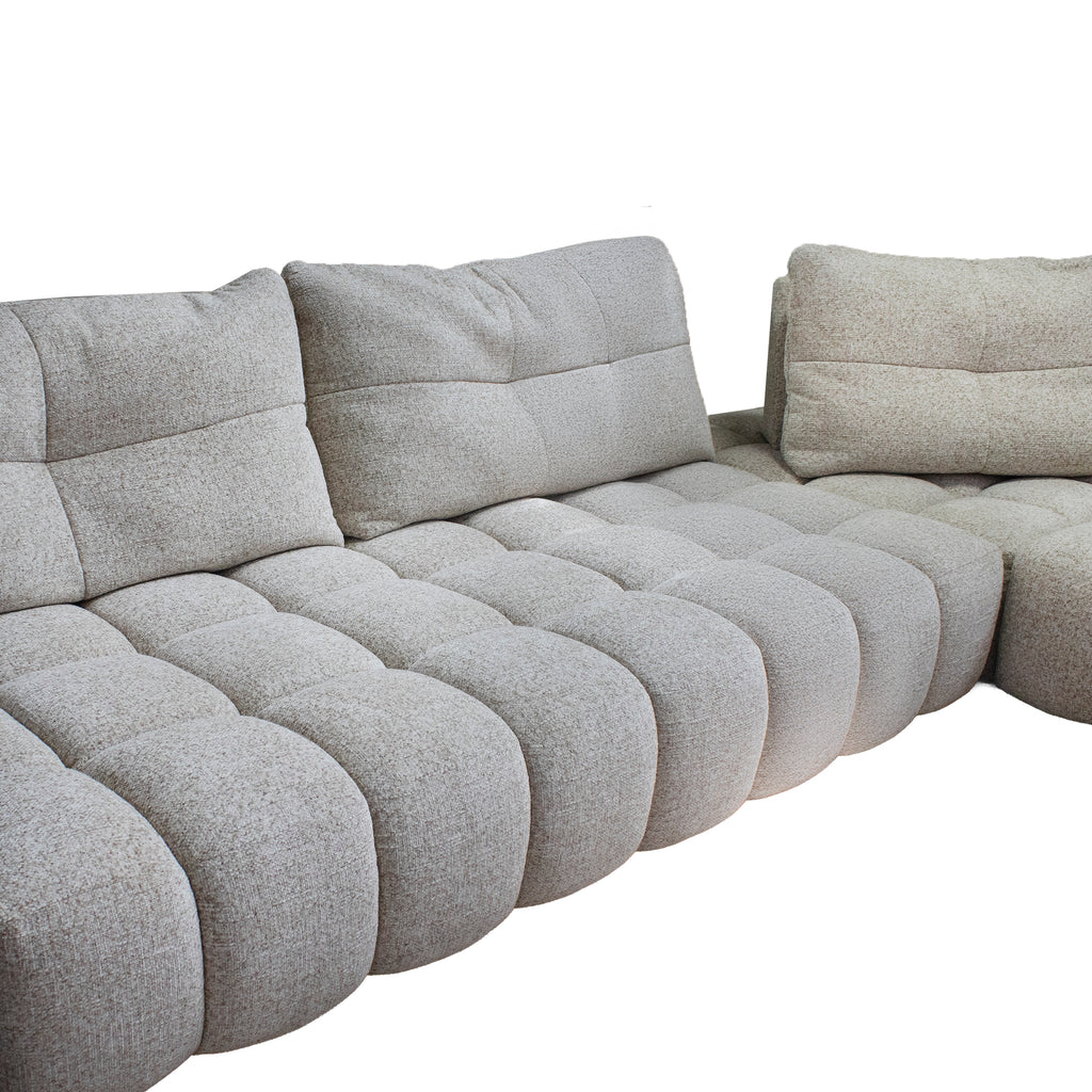 Cornersofa PALM SPRINGS adjustable 375x284x95 cream