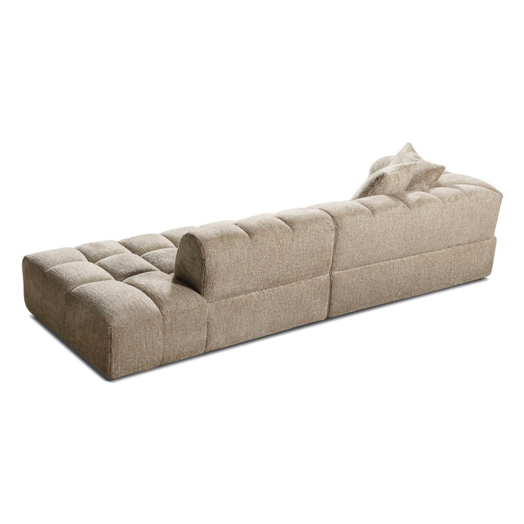 Sofa MILANO 307x115x70cm hellgrün