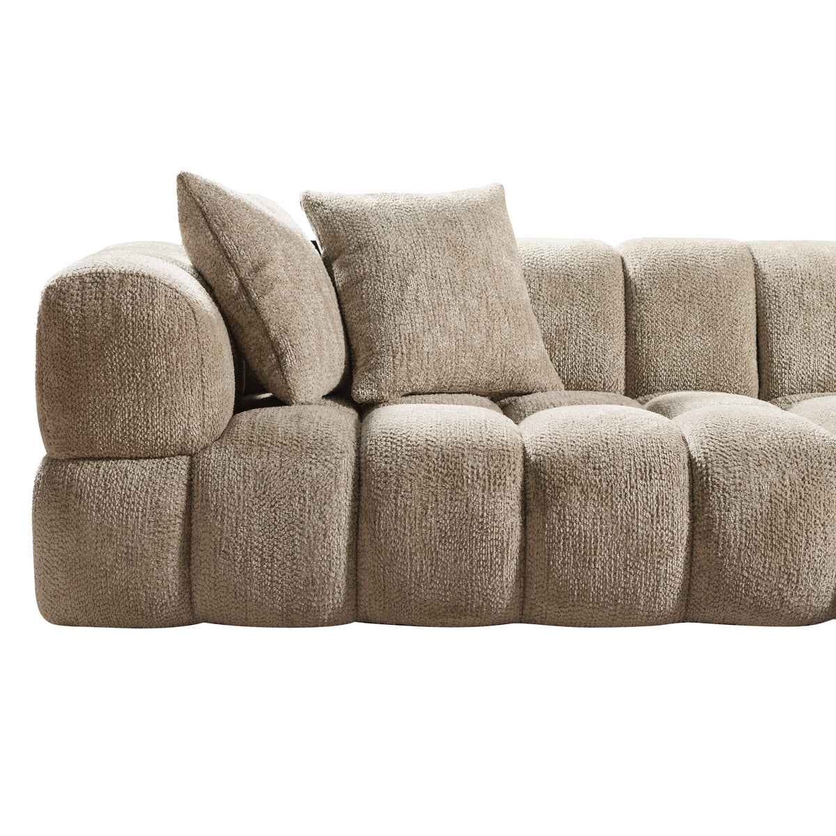 Sofa MILANO 307x115x70cm hellgrün