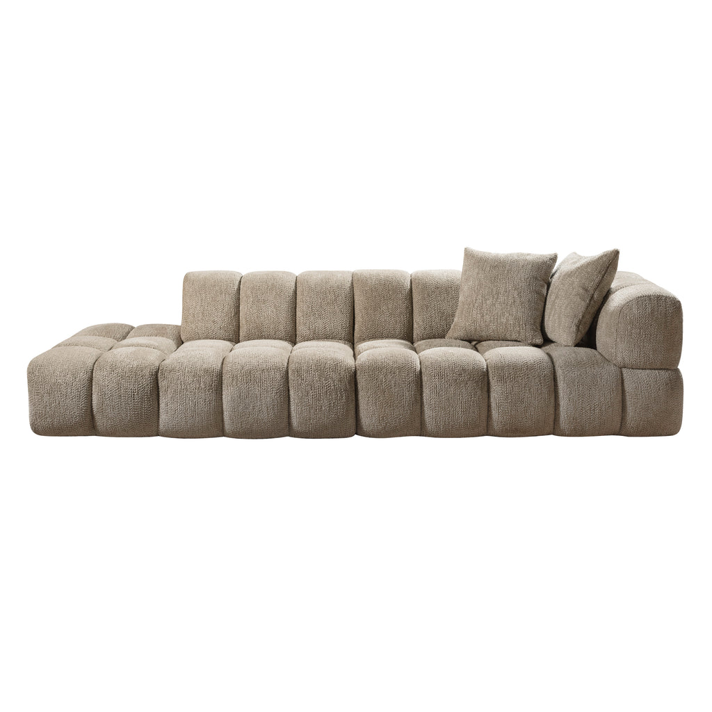 Sofa MILANO 307x115x70cm hellgrün