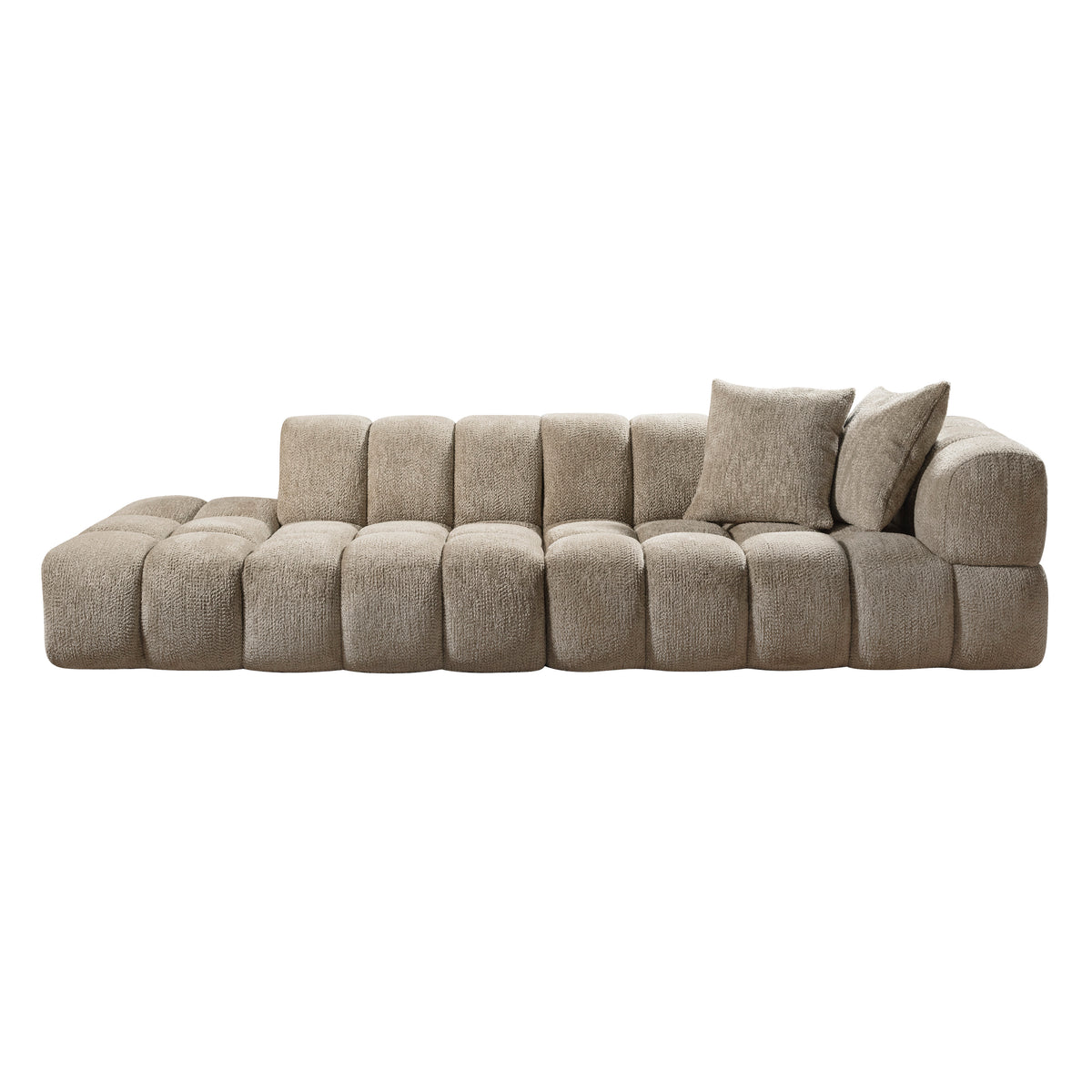 Sofa MILANO 307x115x70cm lichtgroen