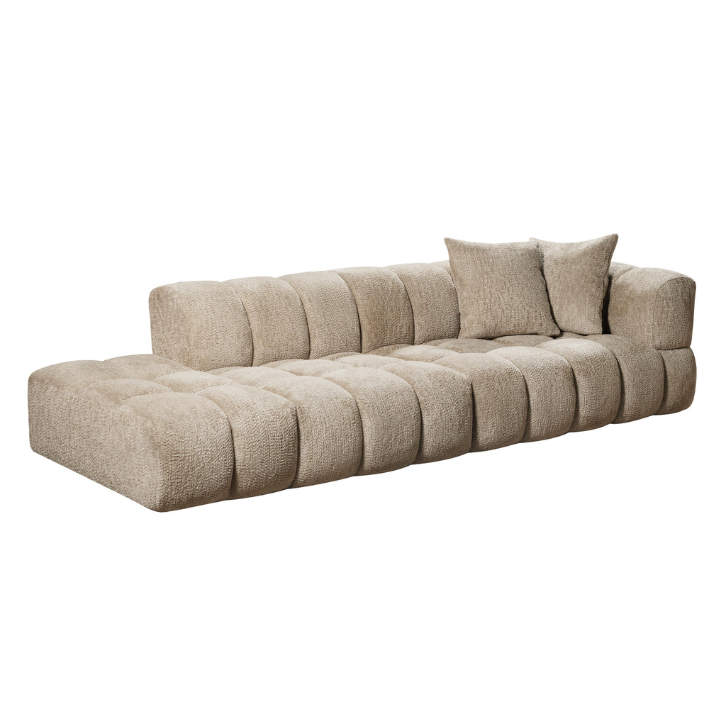 Sofa MILANO 307x115x70cm hellgrün