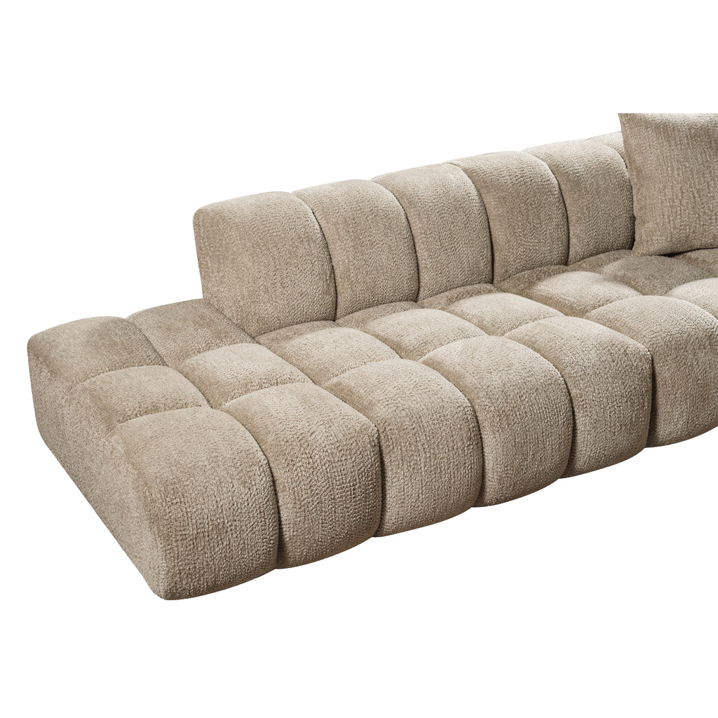 Sofa MILANO 307x115x70cm hellgrün