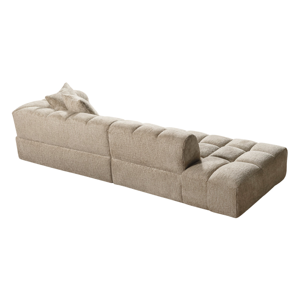 Sofa MILANO 307x115x70cm hellgrün