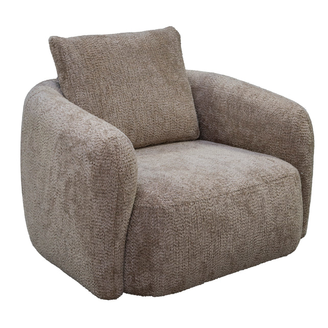 Zetel MONTREAL 1-zits 103x103x86cm zand