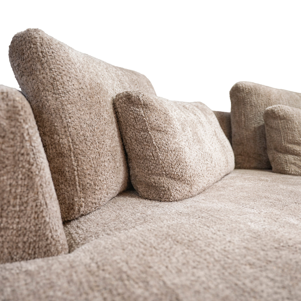 Sofa MADRIO lounge right 351x183x80cm sand