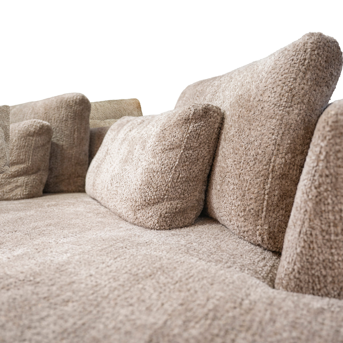 Sofa MADRIO lounge left 351x183x80cm sand