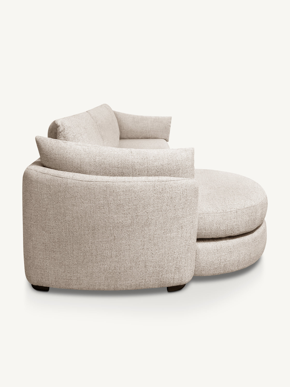 Sofa BILBAO lounge left 347x92x104cm sand