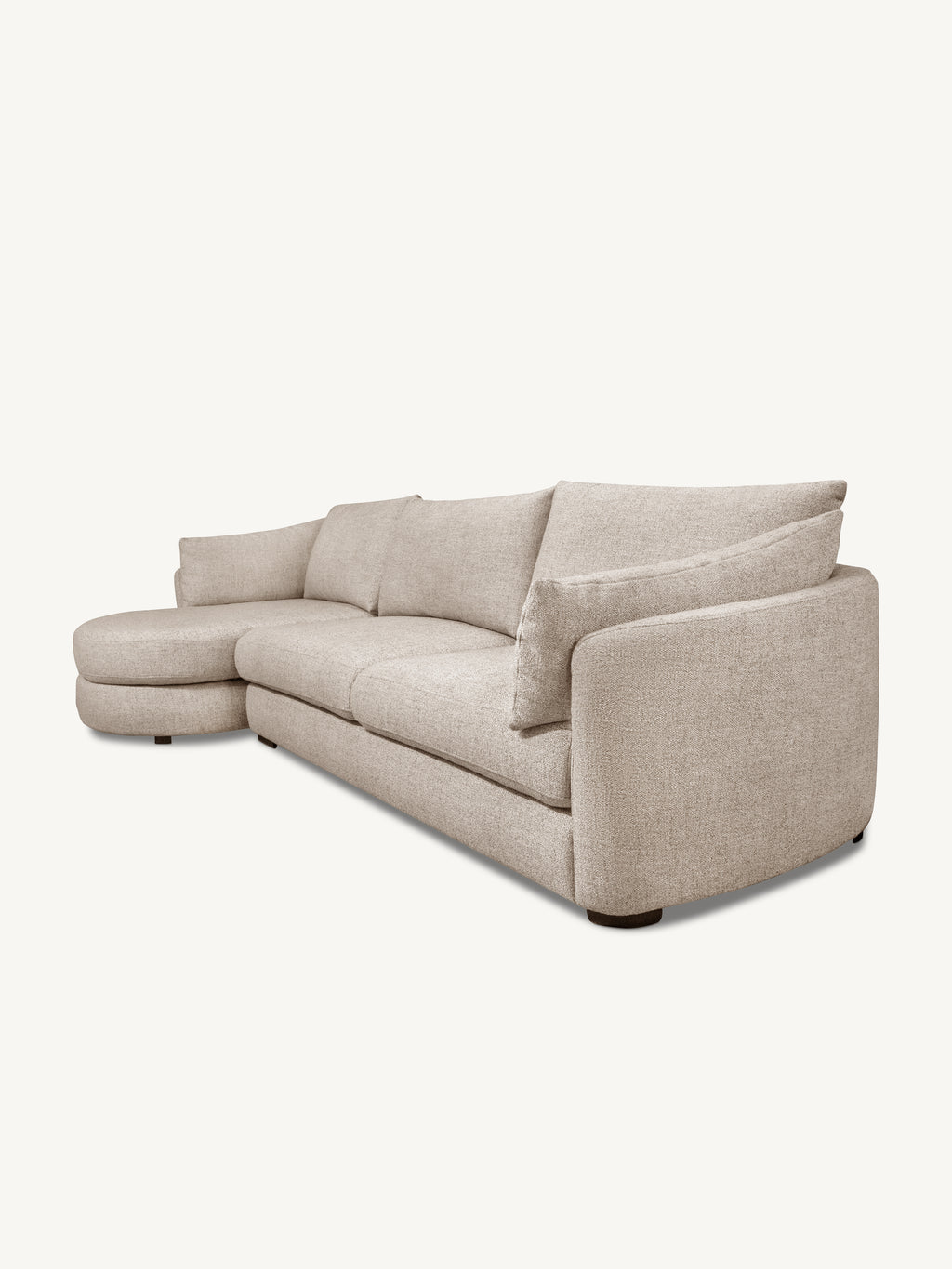 Sofa BILBAO lounge left 347x92x104cm sand