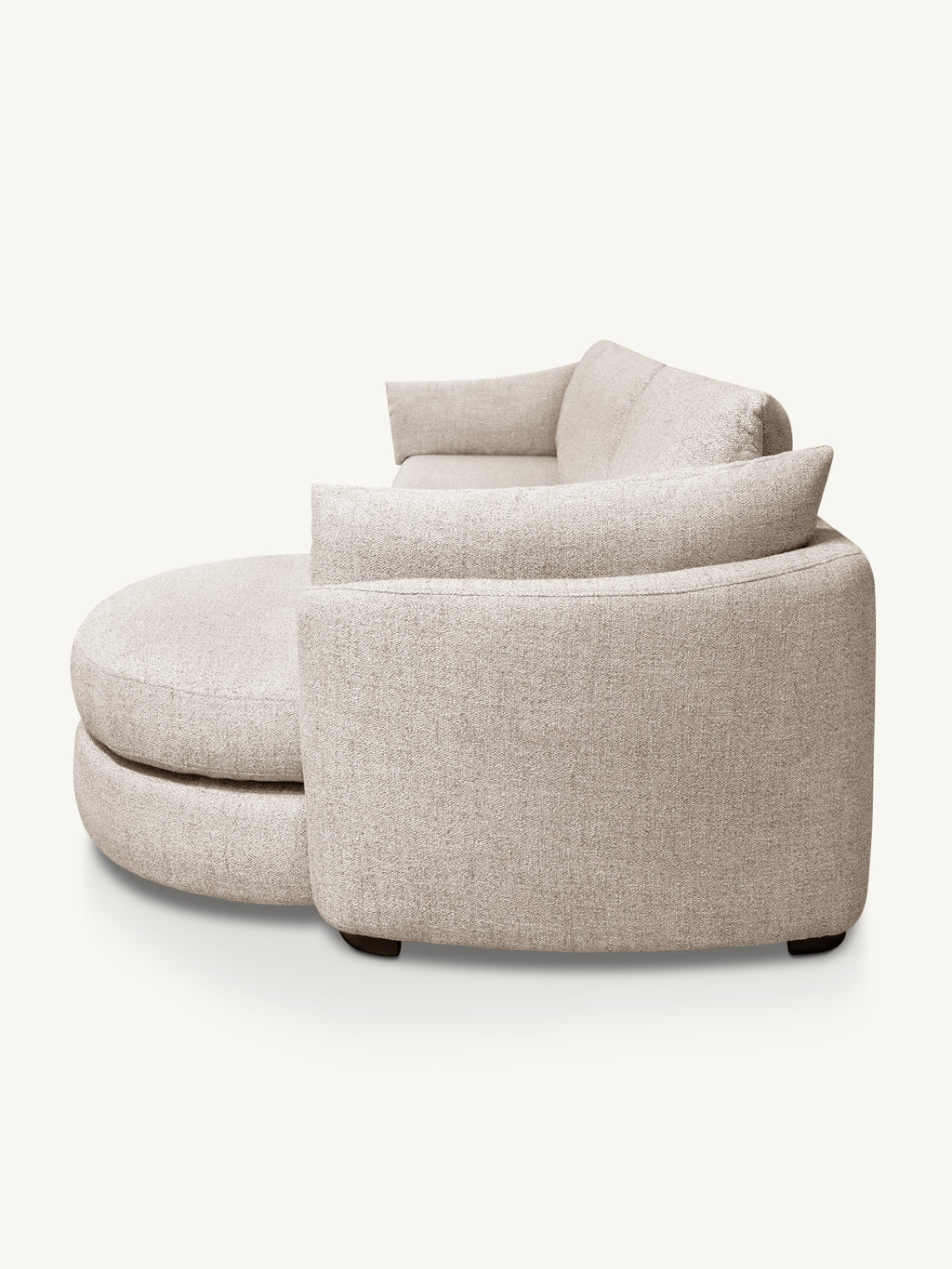 Sofa BILBAO lounge right 347x92x104cm sand