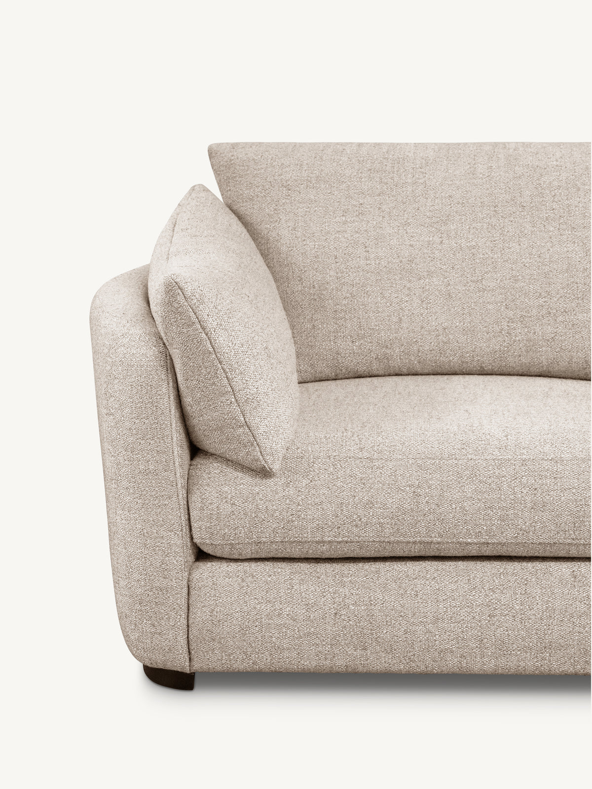 Sofa BILBAO lounge right 347x92x104cm sand