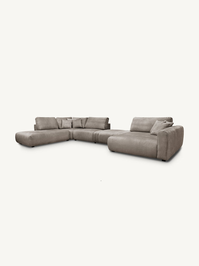 Sofa VIGO 5-seat 565x88x168cm beige