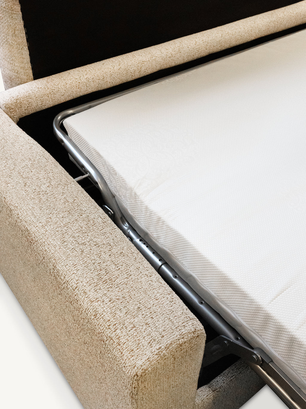 Sofa bed VARADERO 160x200cm light brown