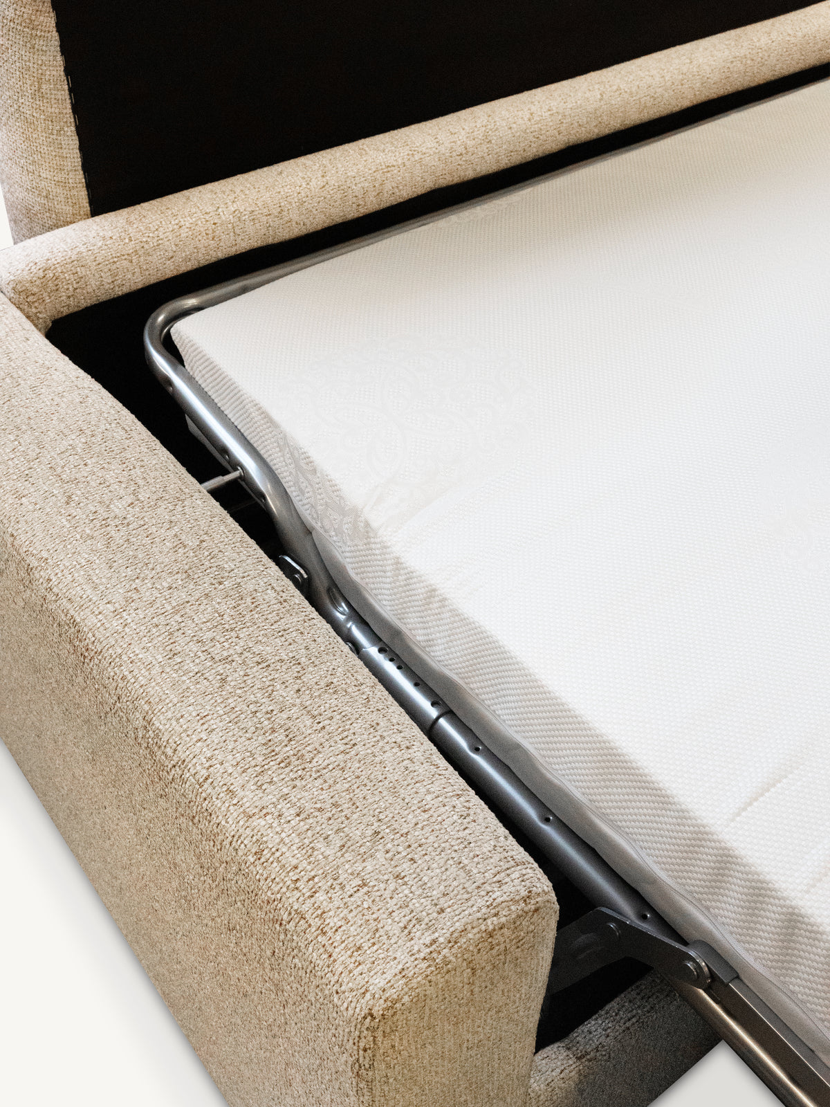 Sofa bed VARADERO 160x200cm light brown