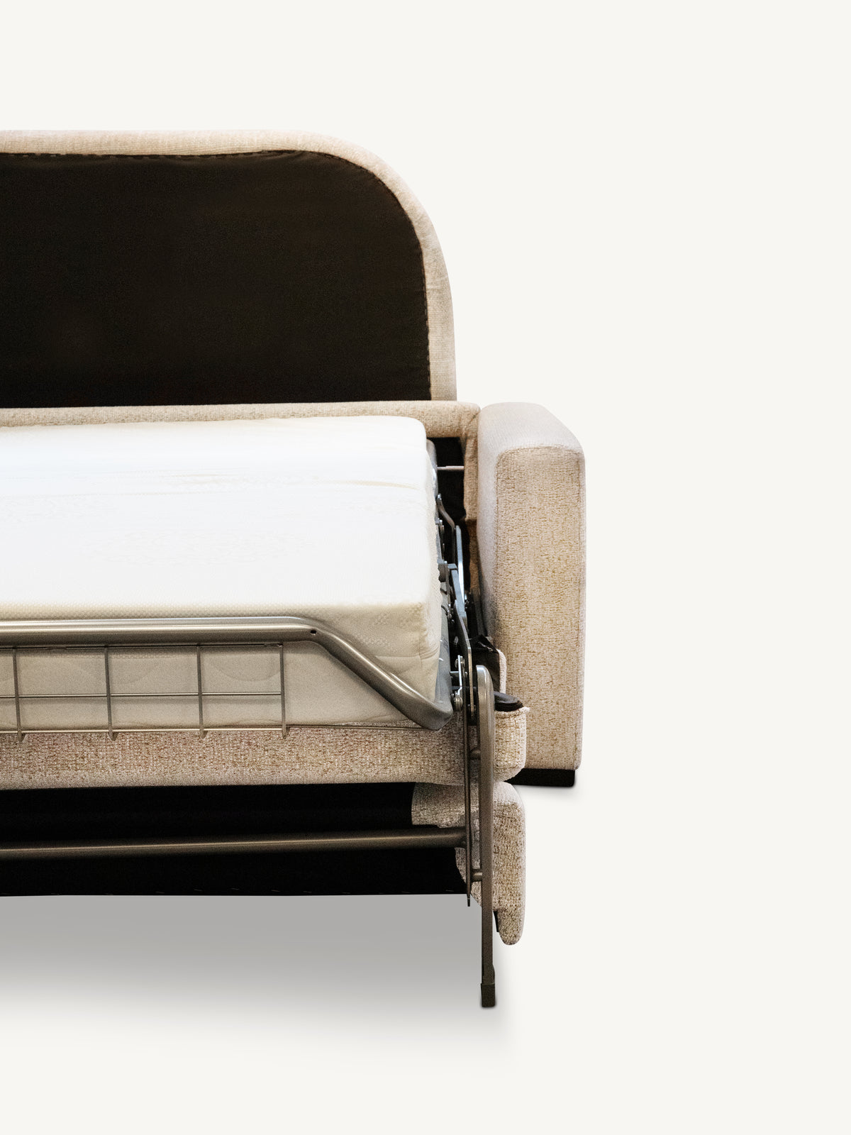 Sofa bed VARADERO 160x200cm light brown