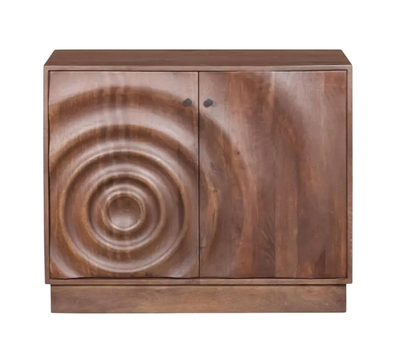 Cabinet Drop dark brown mango wood 100x40x83