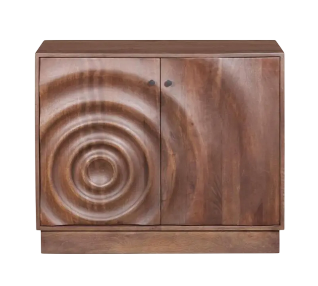 Cabinet Drop dark brown mango wood 100x40x83