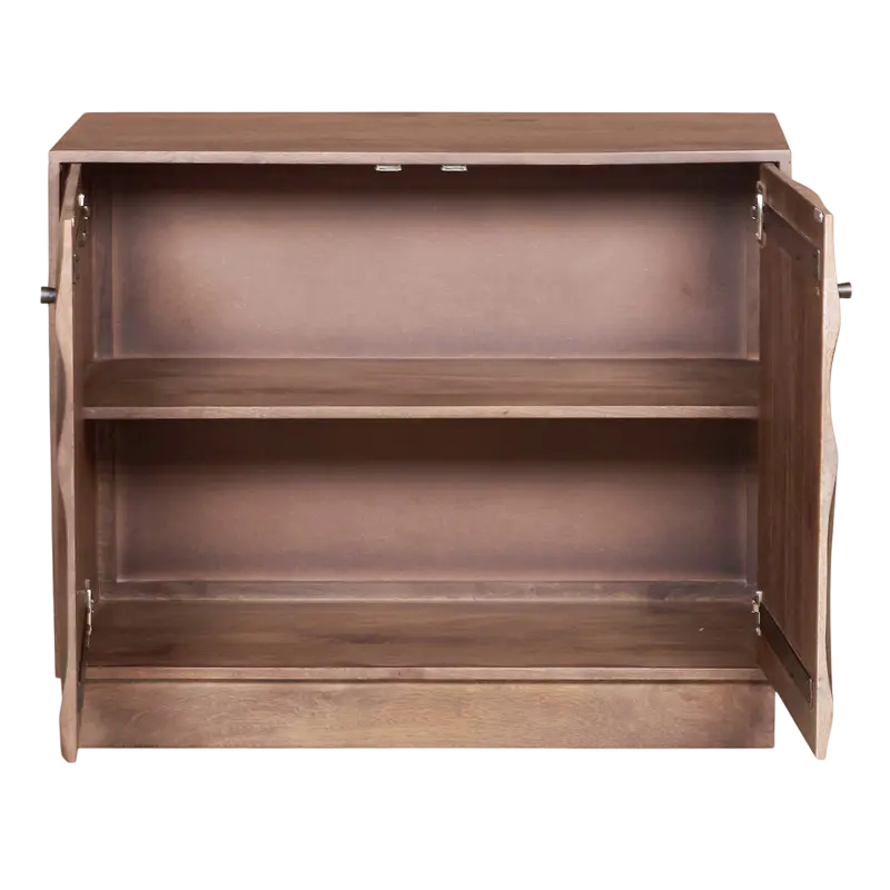 Cabinet Drop dark brown mango wood 100x40x83