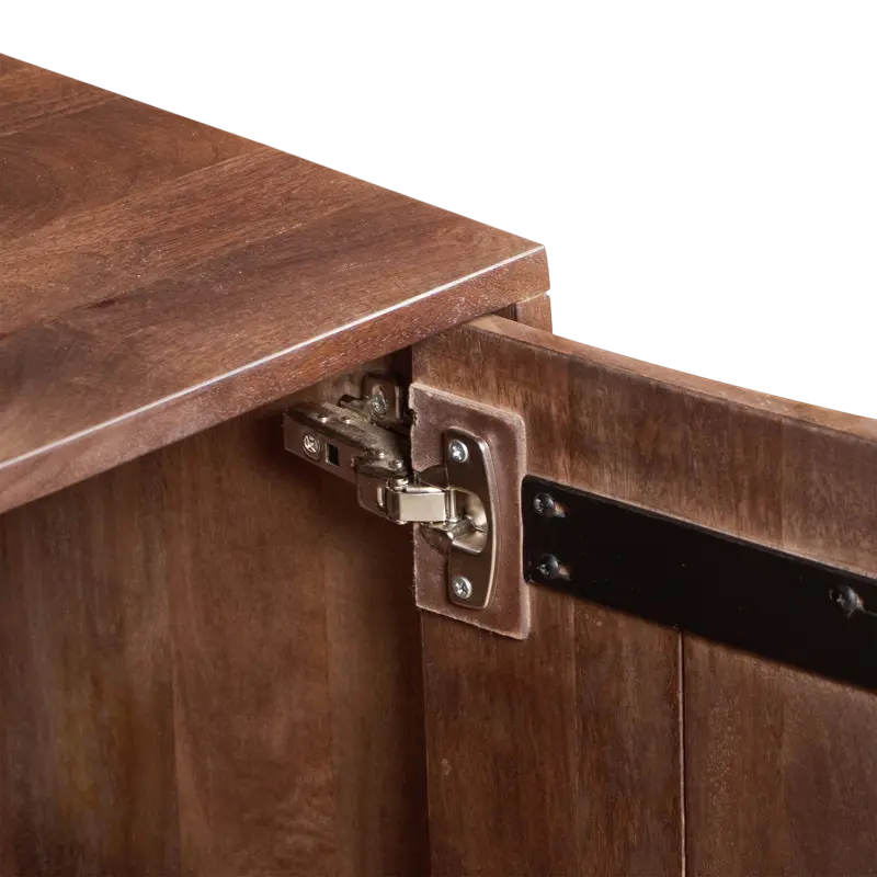 Cabinet Drop dark brown mango wood 100x40x83