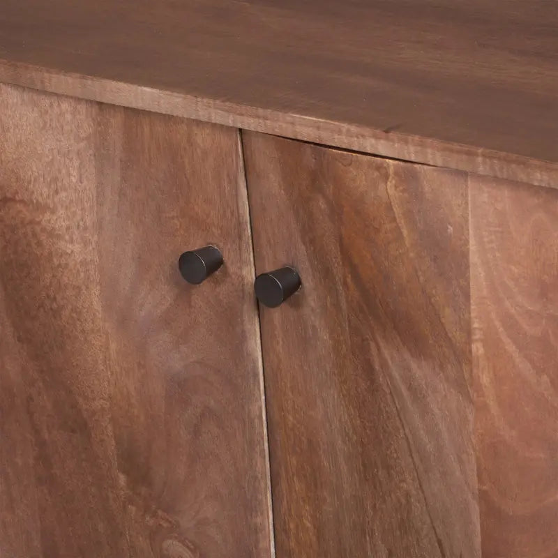 Cabinet Drop dark brown mango wood 200x40x83