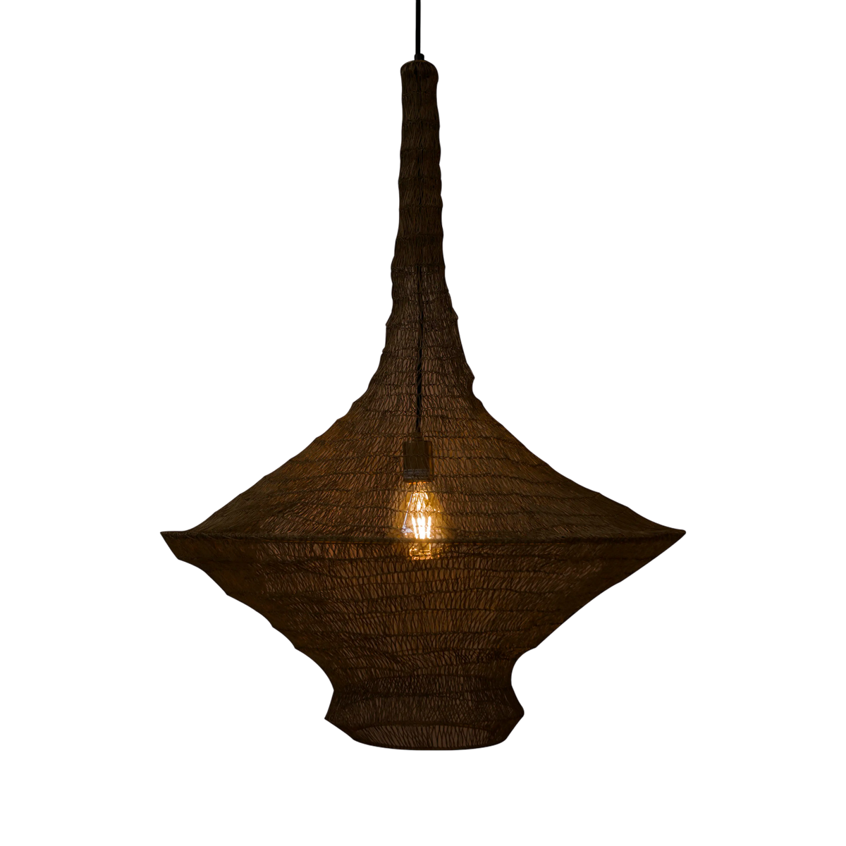 Ceiling lamp curressia wave IR/BLACK 50x50x65